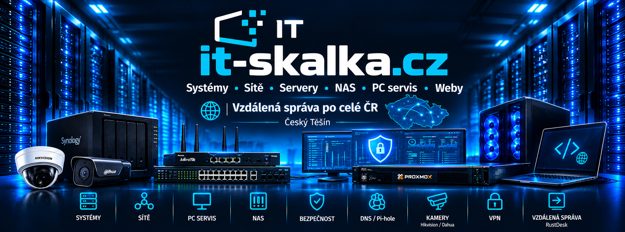 IT Podpora – it-skalka.cz – Systémy, sítě, servery, NAS, PC servis a tvorba webů